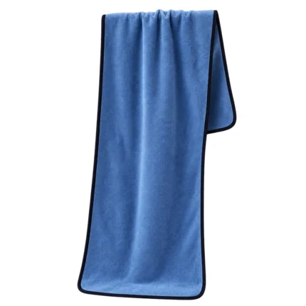 Custom Premium Blue Microfiber Sports Towel