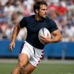 Custom USA Flag Rugby Shorts