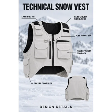Custom Multi-Pocket Outdoor Gilet Vest