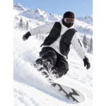 Custom Black Padded Technical Snow Vest