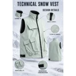 Custom Multi-Pocket Snow Vest