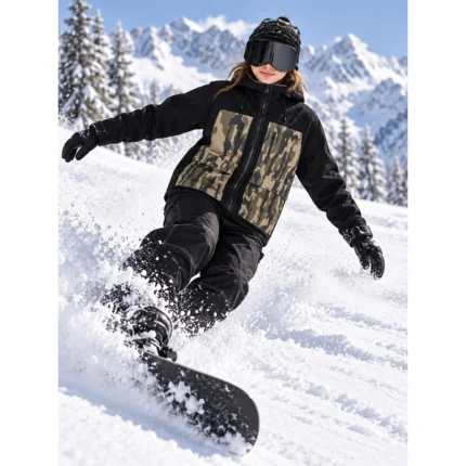 Custom Men Camo Technical Snow Vest