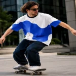 Custom Color-block Oversized T-shirt
