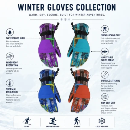 Custom Unisex Winter Gloves