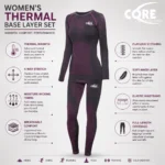Custom Women Thermal Compression Base Layer Set